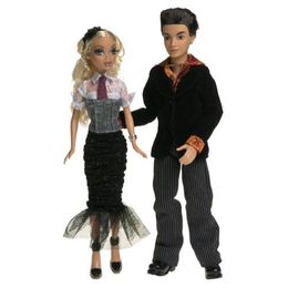 My Scene Barbie doll added some androgynous additions to her fashions. She was marketed as liking edgy fashions. Though the dress adds just the right feminine touches, the tie makes it more masculine. We also can't forget Delancey, the tomboy doll!