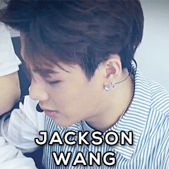 Jackson bites lip